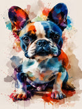 Diamond Painting Franse Bulldog